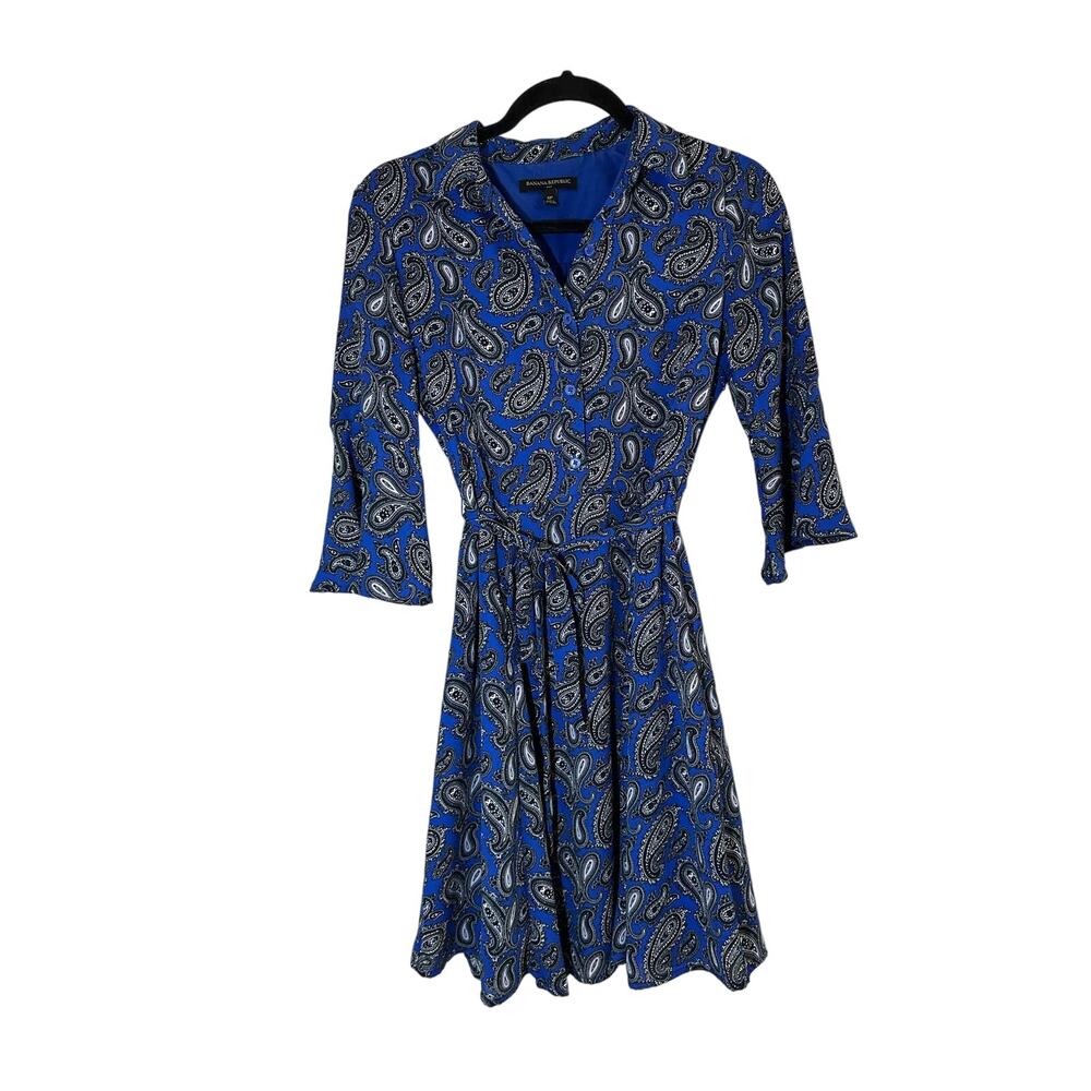 Banana Republic Woman's Paisley Bell Sleeve Size 0P